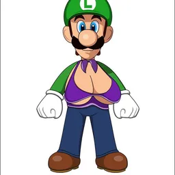 Luigi Got Big Titties